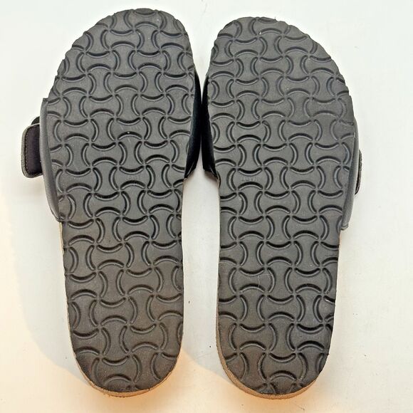 Naot Maryland Soft Leather Slides Men\'s 9 - EU 42 Black Big Buckle Cork Sandals main image 5